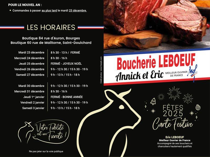 Les F&ecirc;tes Approchent ! D&eacute;couvrez notre carte festive 2025